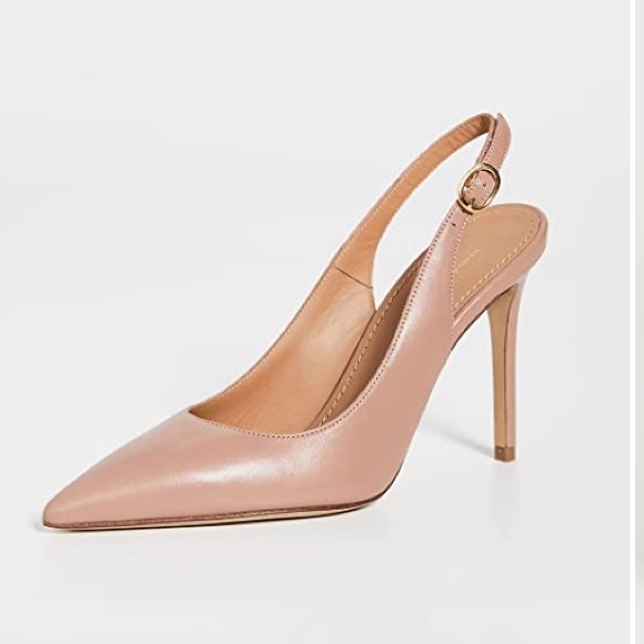 Mansur Gavriel Classic Pump 100 mm in Nude - Picture 5 of 10